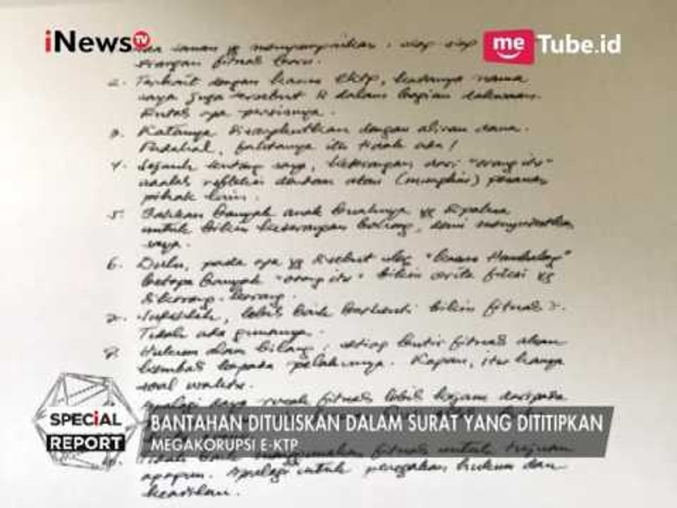 Pernyataan sikap Anas Urbaningrum atas keterllibatan korupsi E-KTP - Special Report 16/03