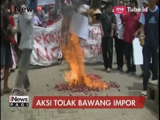 Download Video: Puluhan Petani & Pedagang Pasar Temanggung Melakukan Aksi Tolak Bawang Impor - iNews Pagi 17/03