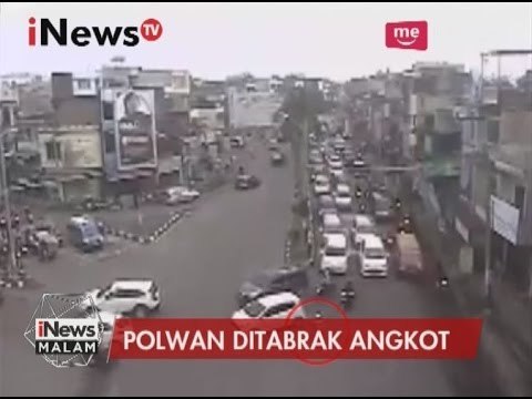 Sadis!!! Polwan ditabrak angkot - iNews Malam 18/03