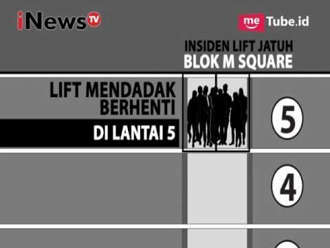 Berikut kronologis jatuh nya lift Blok M Square - iNews Pagi 19/03