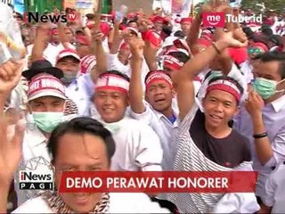 Ribuan Persatuan Perawat Nasional Indonesia demo di Gedung DPR - iNews Pagi 17/03