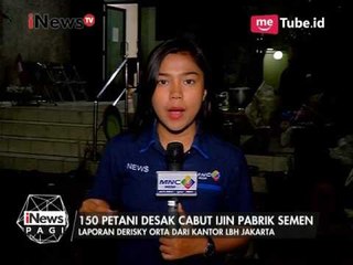 Situasi Terkini Dari Kantor LBH Terkait Kondisi Para Petani Aksi Cor Kaki - iNews Pagi 20/03