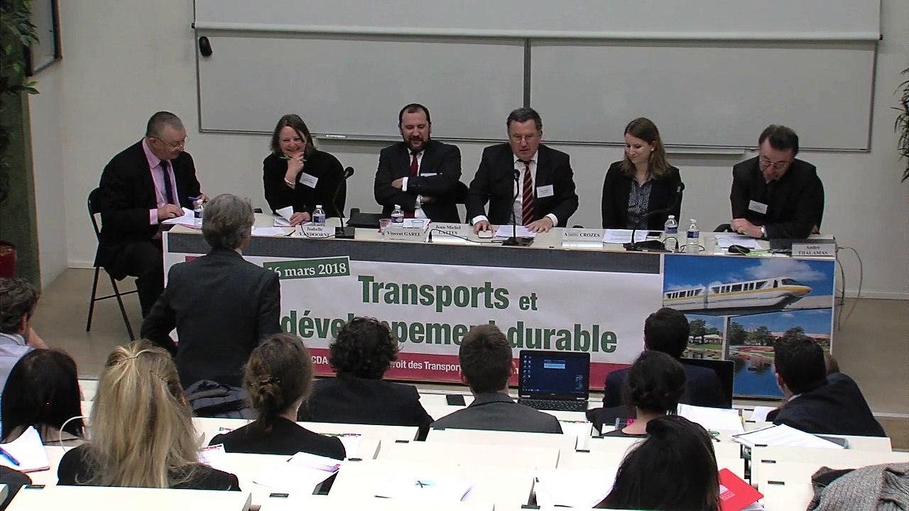 "Le transport durable, les politiques publiques et l’aménagement du territoire" (table ronde #1, modérateur : Jean-Michel Lattes, @colloque IFR "Transports et développement durable"_10)