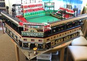 Baseball Fan Builds Incredibly Intricate Lego Stadium - Complete With Escalators and Bullpen Carts