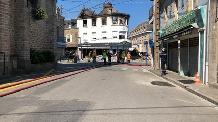 Travaux de déblaiement en cours