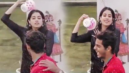 Dhadak: Jhanvi Kapoor's FUNNY moment during 'Pehli Baar' song making video goes viral | FilmiBeat