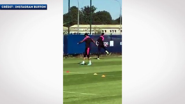 Les premières images de Buffon à l’entraînement du PSG