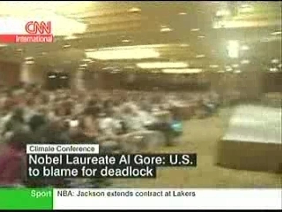 Gore us blame