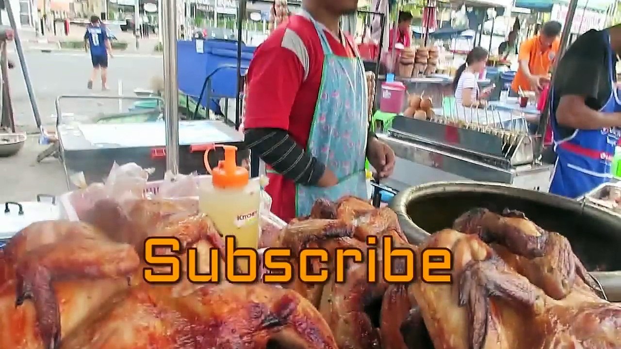 Thai Roasted Pot Oven Chicken - Thai Clay Pot Charcoal Roasted Chicken