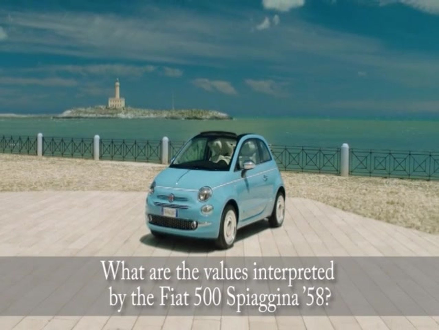 Fiat 500 Spiaggina Interview Luca Napolitano Video Dailymotion