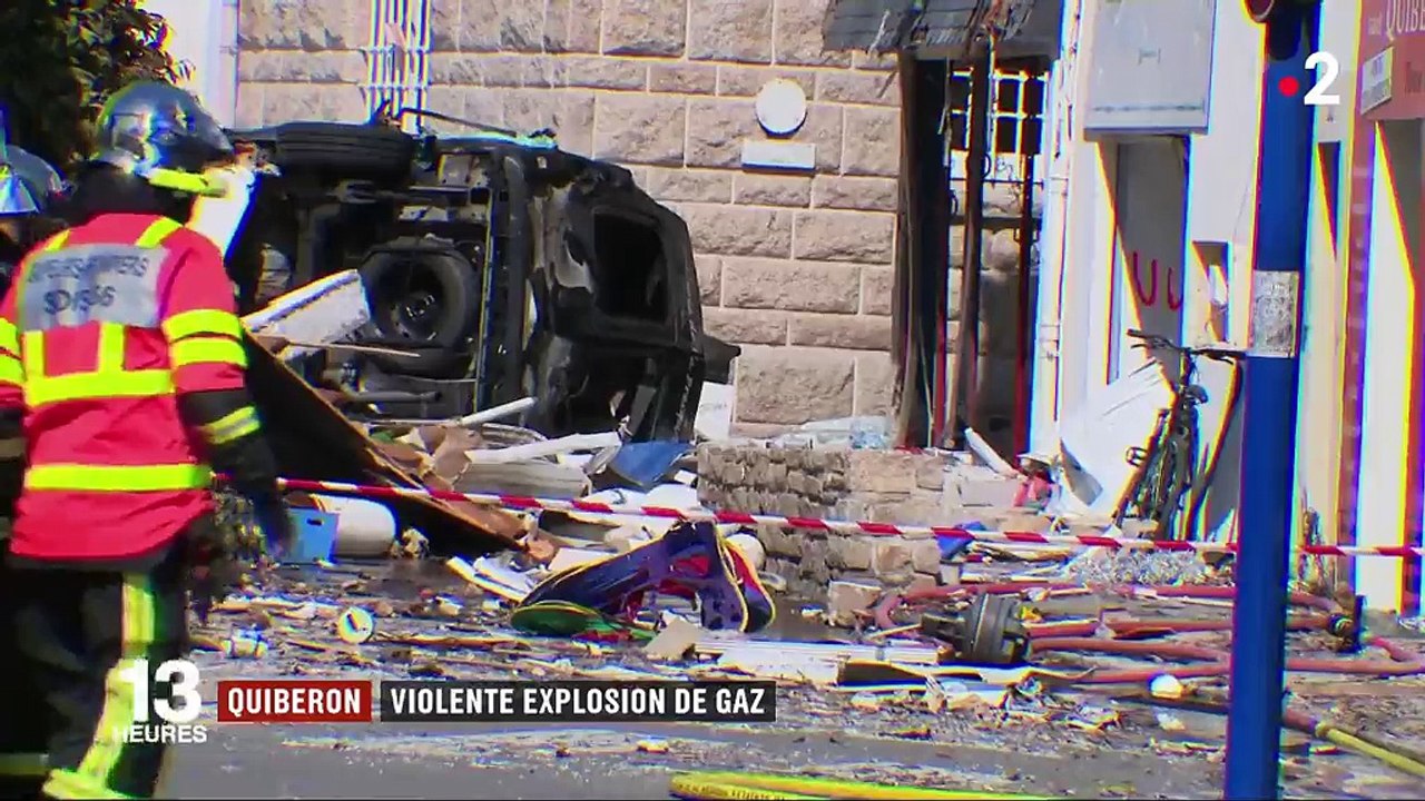 Quiberon : une violente explosion de gaz