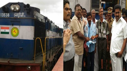 செங்கோட்டை-கொல்லம் பயணிகள் ரயில் சேவை தொடங்கியது- வீடியோ