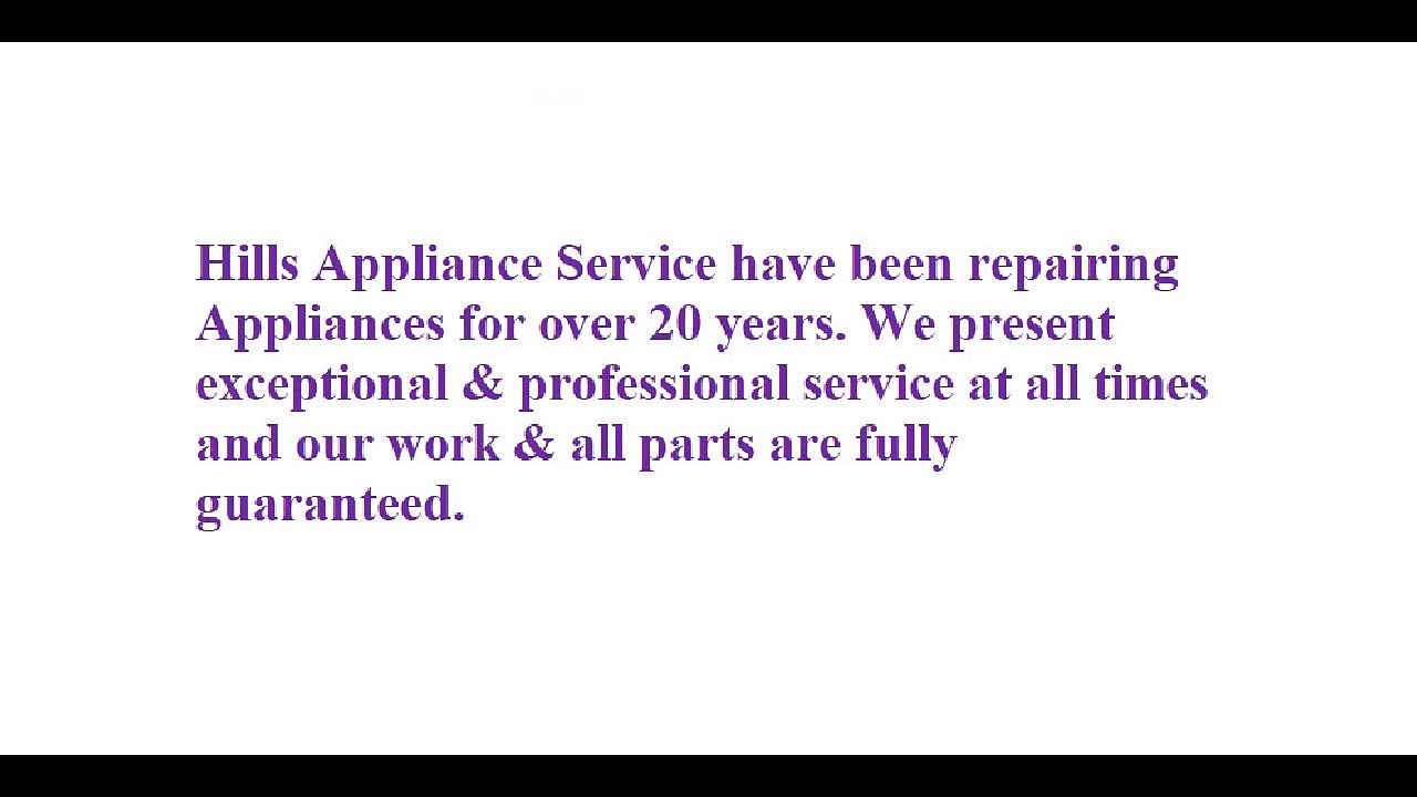 https://www.hillsapplianceservice.com.au