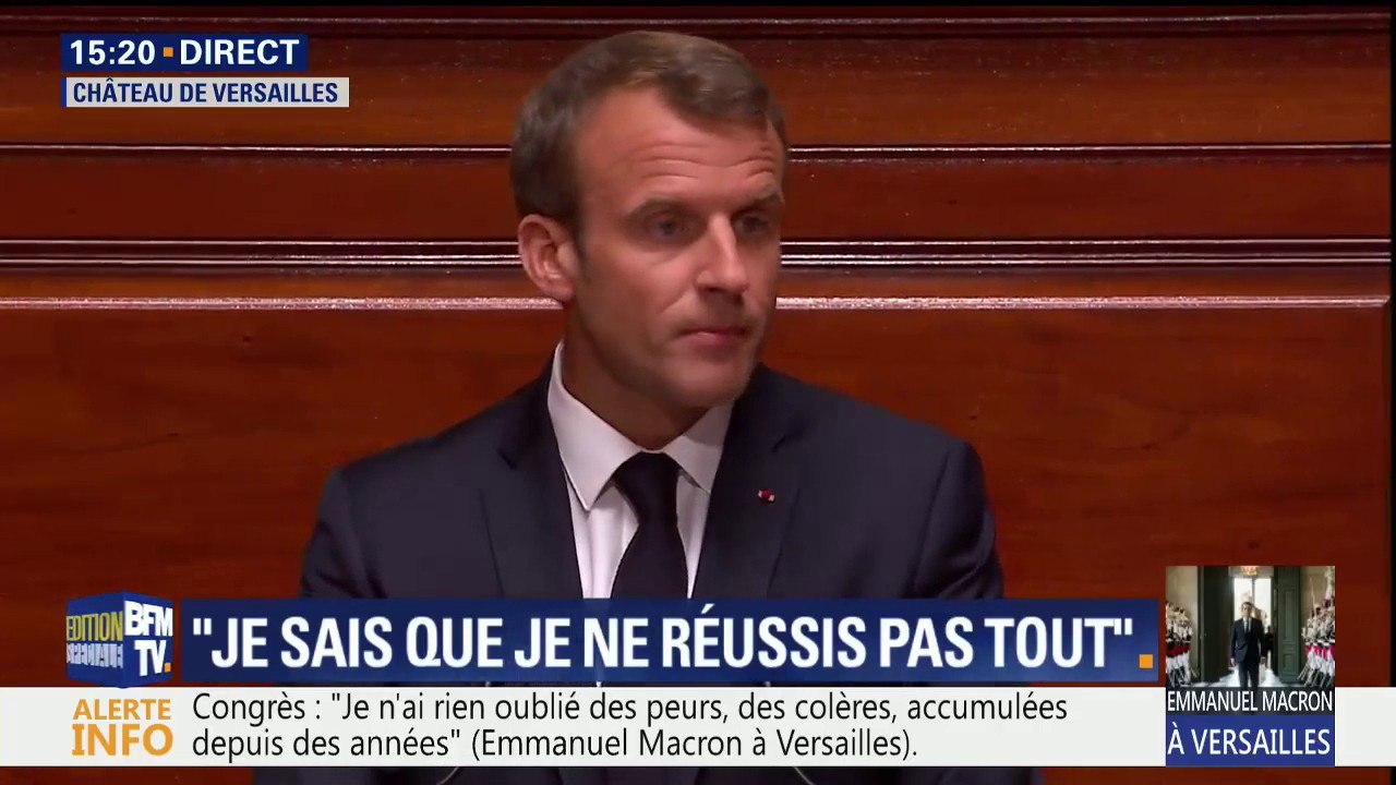 Macron devant le Congrès: "Une politique pour l...