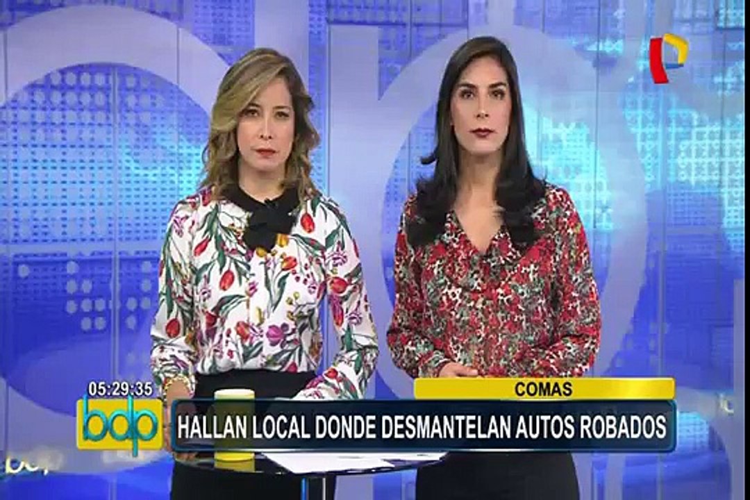 Comas: intervienen local donde desmantelaban autos robados