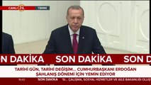 Cumhurbaşkanı Erdoğan, Meclis'te yemin etti
