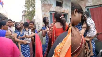 मां- बेटे को चप्पलों से पीटा, मुंह काला कर बाजार में घुमाया