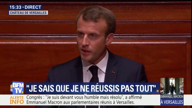 Macron devant le Congrès: Je recevrai les 100 premières entreprises françaises durant ce mois afin de solliciter leur engagement dans les défis qui nous attendent