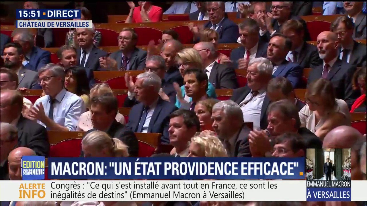 "Rien ne changera pour les retraités d'aujourd'hui, rien." Macron fait réagir les parlementaires réunis en Congrès