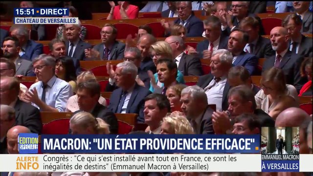 Rien ne changera pour les retraités d'aujourd'hui, rien. Macron fait réagir les parlementaires réunis en Congrès