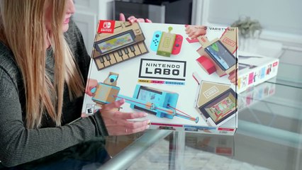 Nintendo Labo Unboxing! iJustine