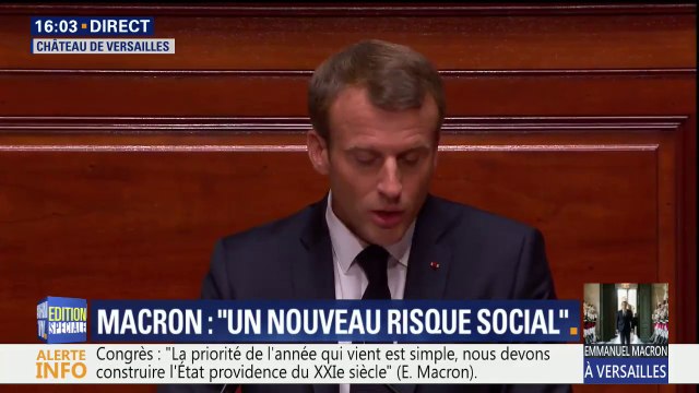 Macron sur la dépendance: Ce que nous avons vu ces dernières années émerger, c'est un nouveau risque social