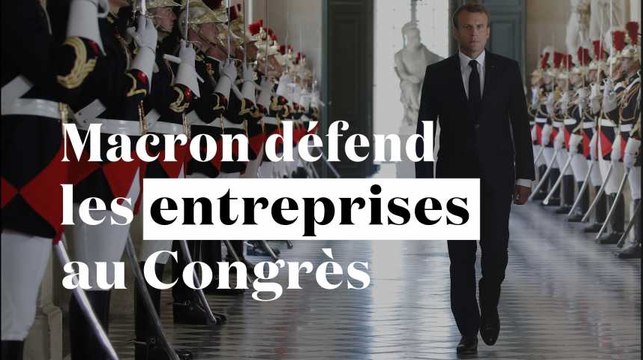 Macron au Congrès : Pour partager le gâteau, il faut qu'il y ait un gâteau
