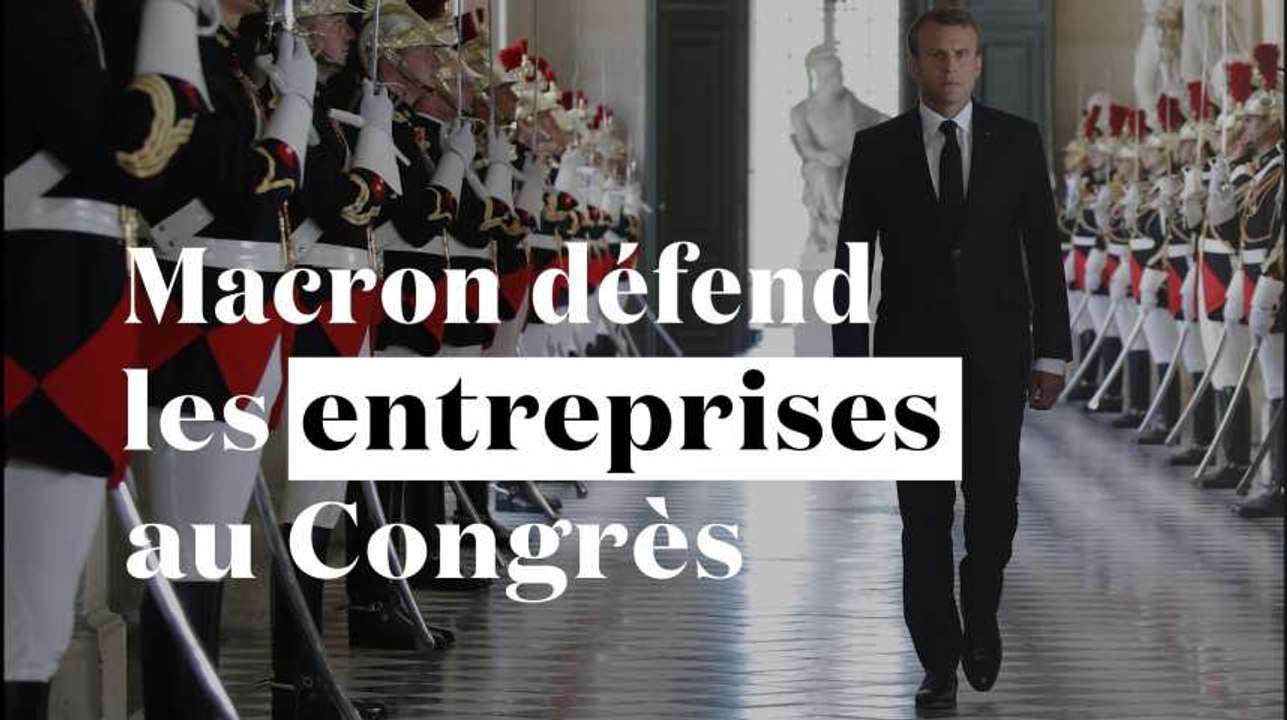 Macron au Congrès : "Pour partager le gâteau, il faut qu'il y ait un gâteau"