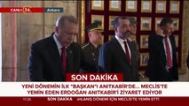 Başkan Erdoğan Anıtkabir Özel Defterini imzaladı