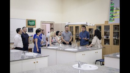 Report Tv - Rikonstruksioni i shkollës ‘Sami Frashëri’, Veliaj: Investimet do shtrihen kudo