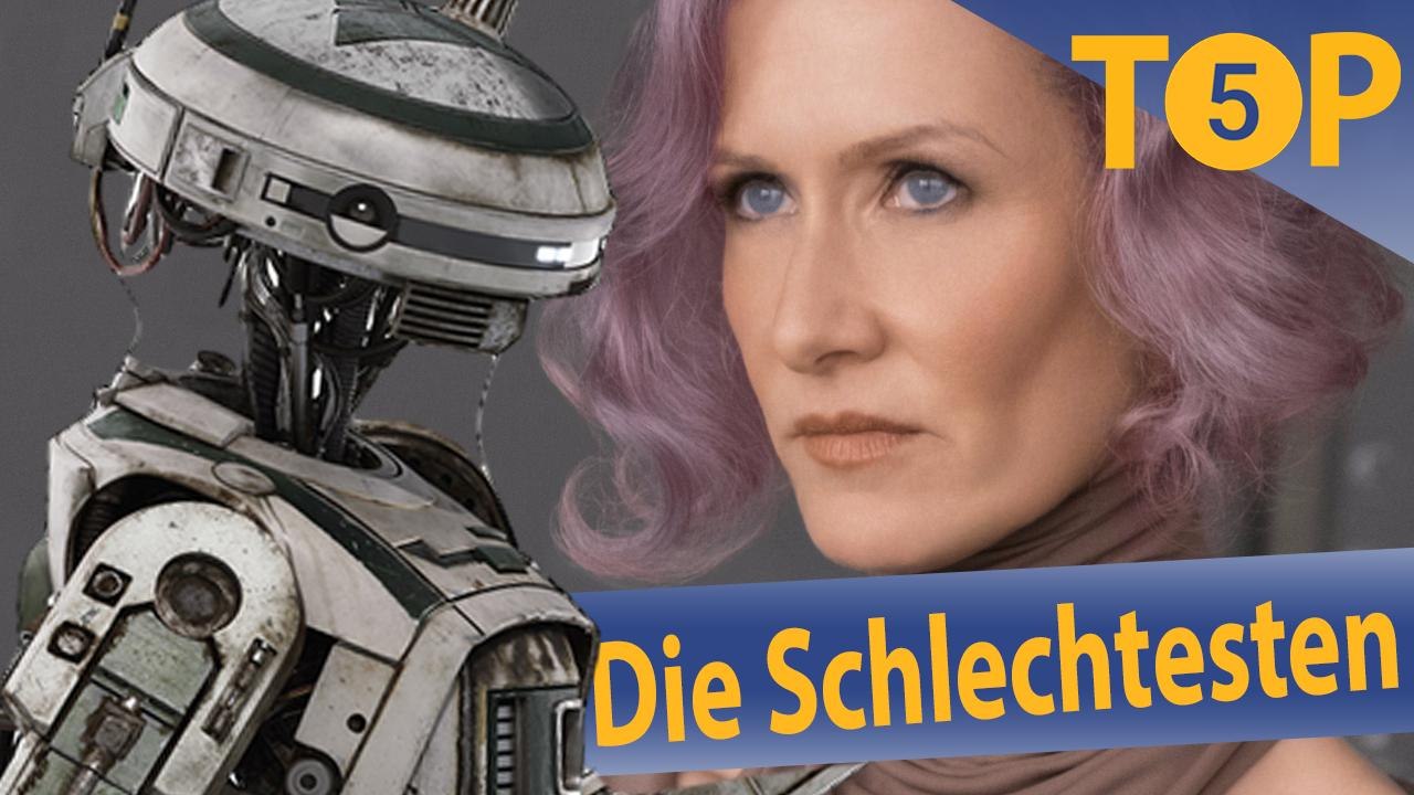Die schlechtesten Star Wars Charakere