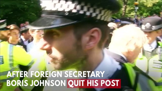 U.K. Foreign Secretary Boris Johnson Resigns