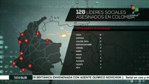 Sigue la espiral de asesinatos de líderes sociales colombianos
