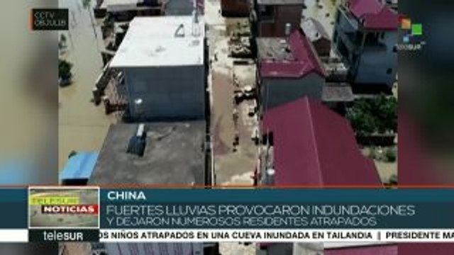Lluvias causan inundaciones y daños a cultivos en China