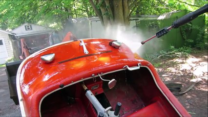 beaver amphibious vehicle,  engine to the transmission fabrication.