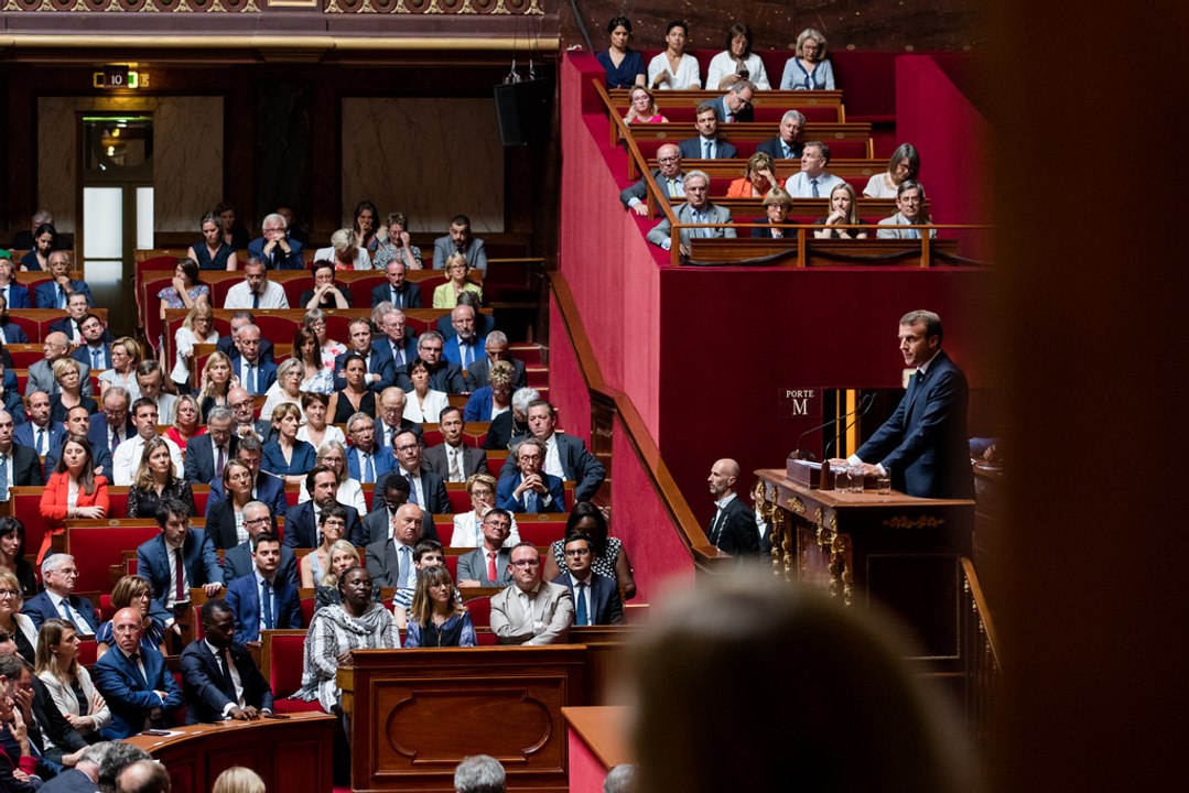 Discours du Président de la République, Emmanuel Macron, devant le Parlement réuni en Congrès