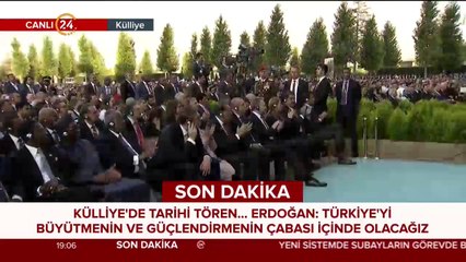Külliye'de tarihi tören başladı