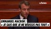 Macron devant le Congrès à Versailles : « Je sais que je ne réussis pas tout »