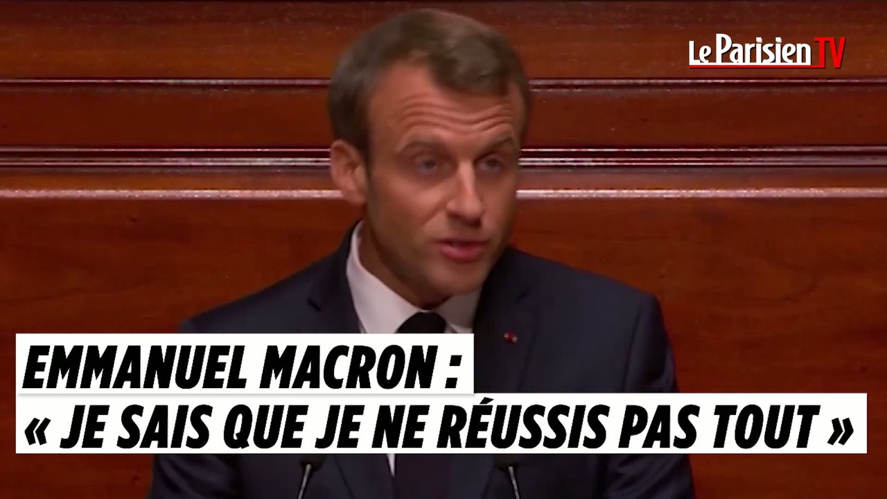 Macron devant le Congrès à Versailles : « Je sa...