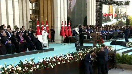 Beştepe’de yeni sistem töreni