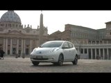 Nissan LEAF from Rieti to Rome zero emission roundtrip | AutoMotoTV