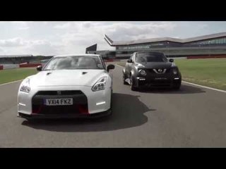 2016 Nissan GTR and Nissan Juke R 2.0 on the Test Track | AutoMotoTV