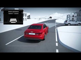 Audi A4 - Animation predictive efficiency assistant with ACC | AutoMotoTV