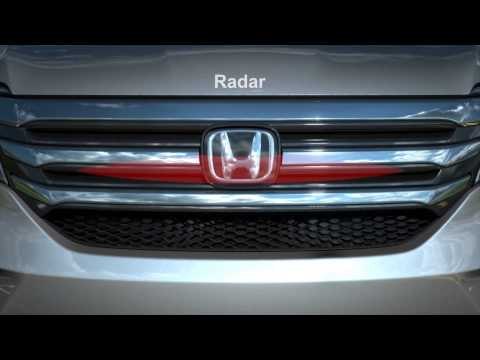 2016 Honda Pilot Collision Mitigation Braking System with Integrated Forward | AutoMotoTV