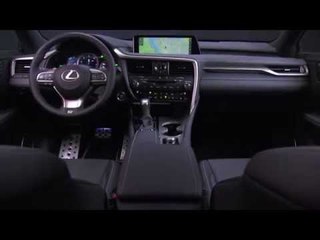 Скачать видео: 2016 Lexus RX 450h SPORT Interior Design Trailer | AutoMotoTV