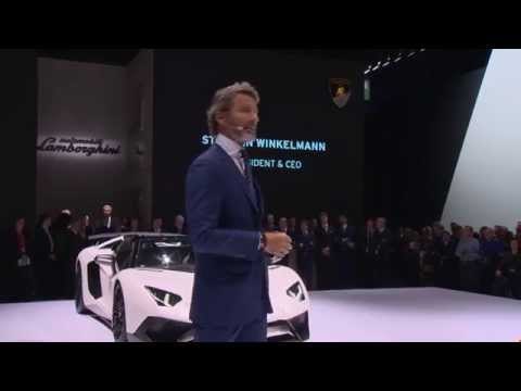 Frankfurt Motor Show 2015 - Lamborghini Press Conference | AutoMotoTV