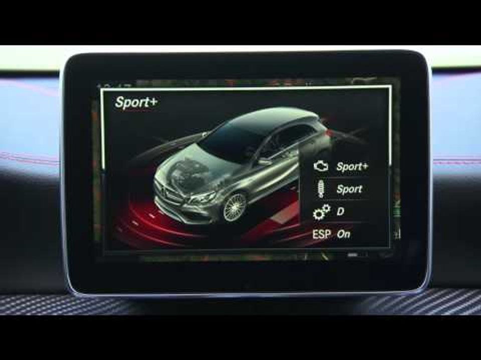 The new Mercedes-AMG A 45 4MATIC Jupiter Red - Racetrack Interior Design Trailer | AutoMotoTV
