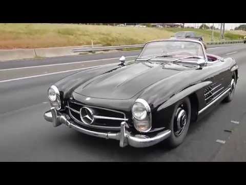 Nico Rosberg drives Mercedes-Benz 300SL | AutoMotoTV