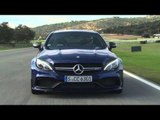 Mercedes-AMG C 63 S Coupé in Brillant blue - Race Track Driving Video | AutoMotoTV