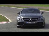 Mercedes-AMG C 63 S Coupé in Selenit grey magno - Race Track Design | AutoMotoTV